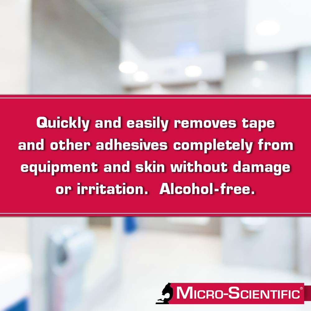 Micro-Scientific Goo Gone topical remover bandage-residue removal leaves surfaces clean