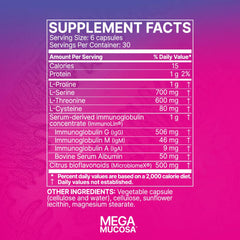 MegaMucosa with MegaSporeBiotic pairing hints at gut care synergy.