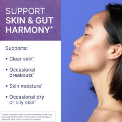 Microbiome Labs SereneSkin with citrus polyphenols visual for radiant complexion potential.