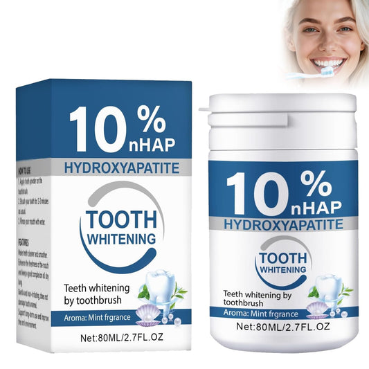 Package or jar of microcrystalline hydroxyapatite powder