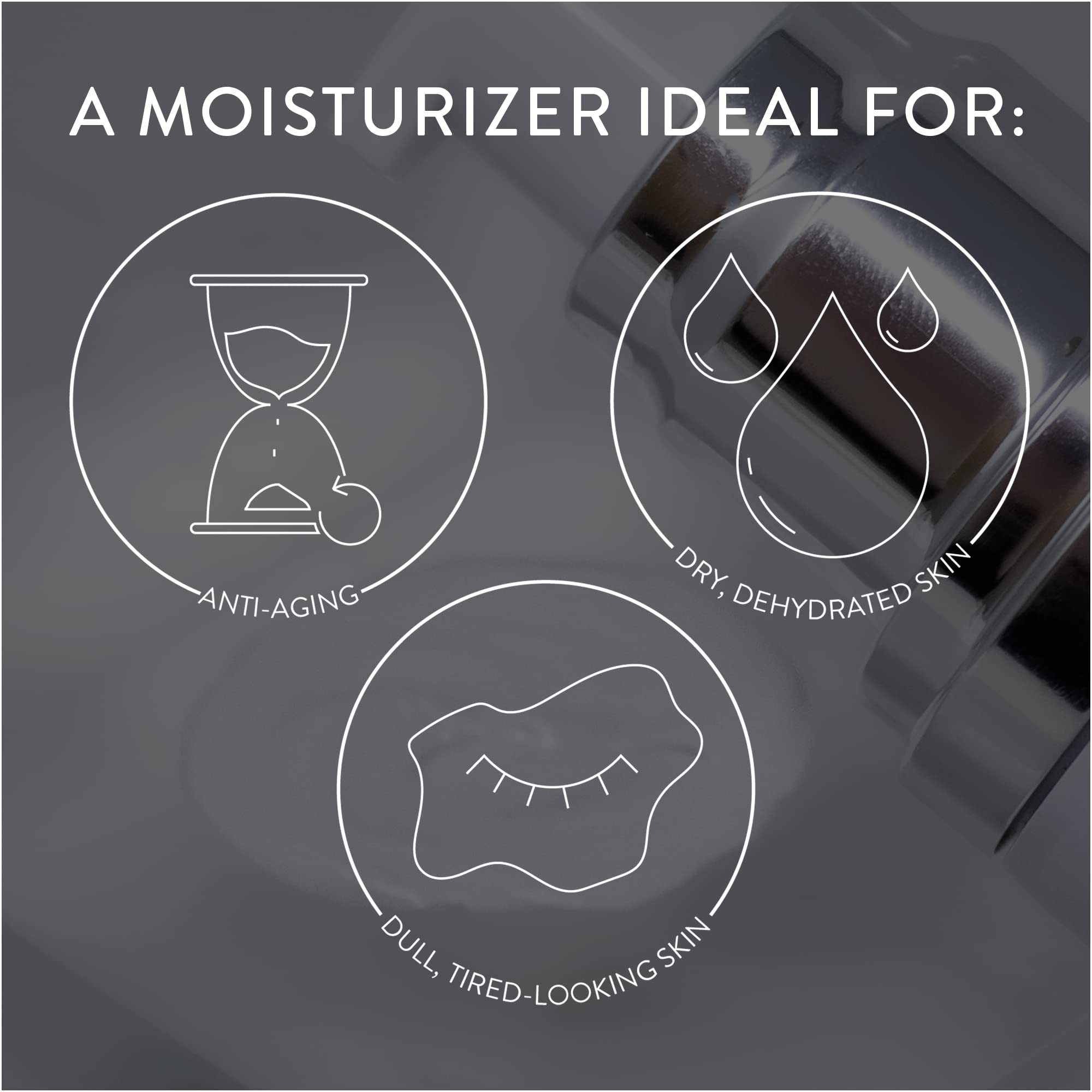 Microderm GLO Firming Moisturizer after-use glow on rejuvenated skin.