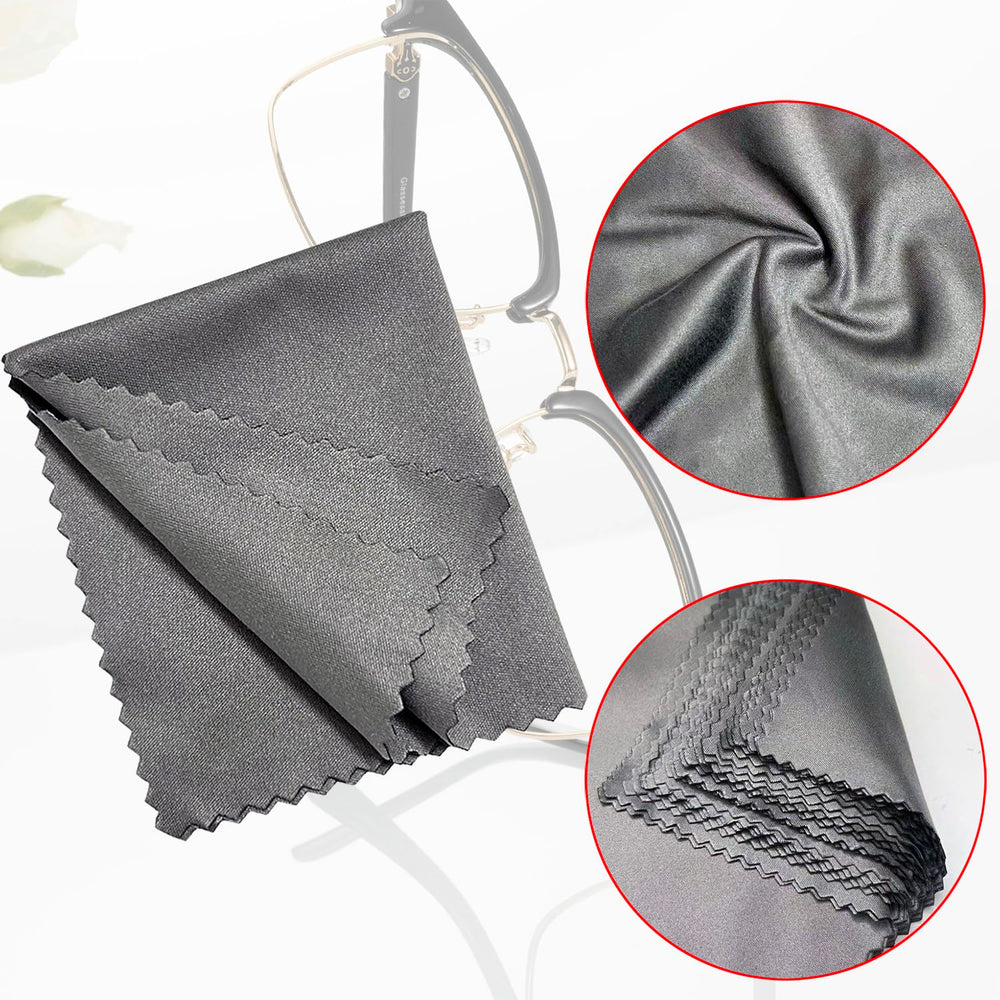 Bulk 30-pack microfiber cleaning cloths for storage and travel