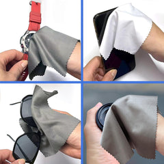 Travel-friendly microfiber cleaning cloths in 30-pack