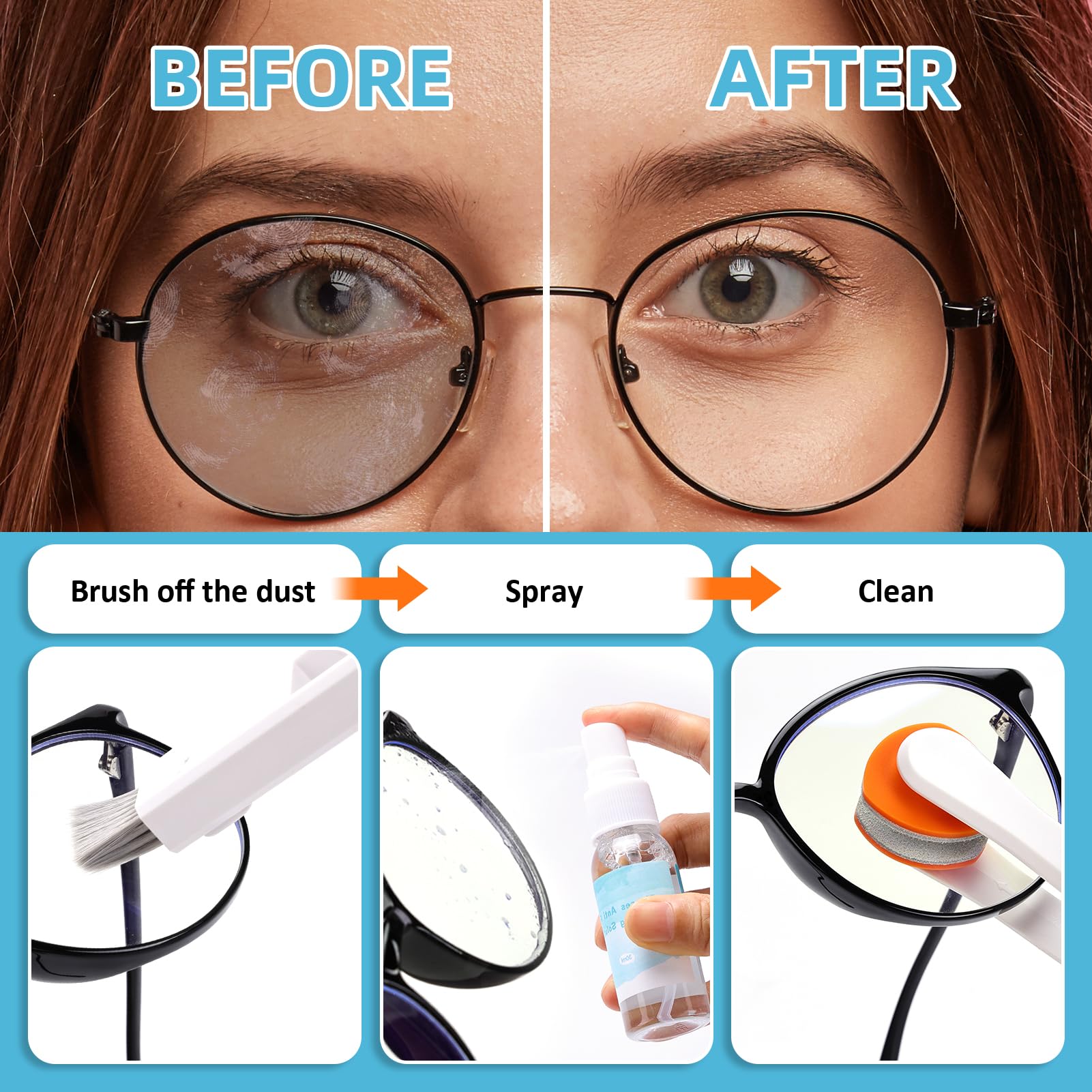 Microfiber cleaning cloth with replaceable pads