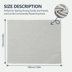Laptop and monitor cleaned with microfiber cloths, portable bulk pack