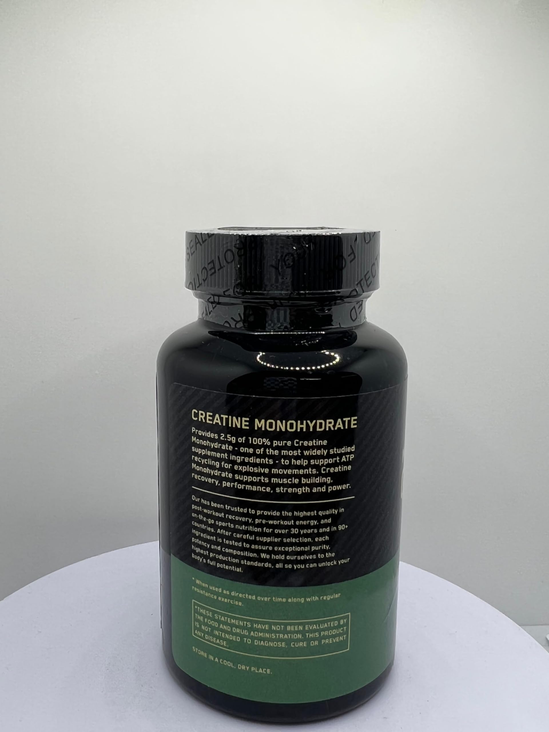 Packaging for Micronized Creatine Capsules supplement