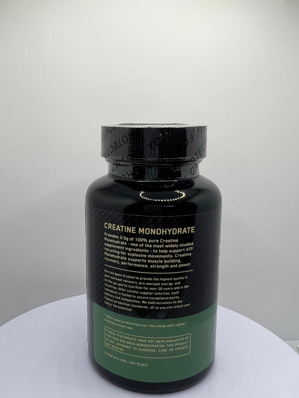 Packaging for Micronized Creatine Capsules supplement