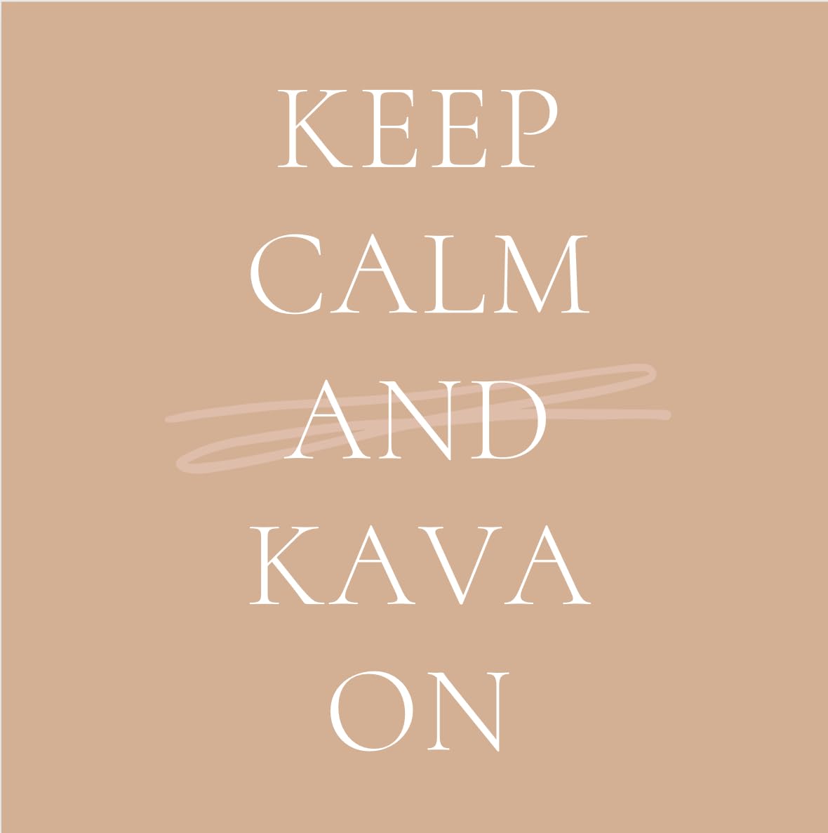 Pouring kava powder into a cup