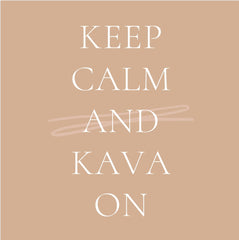 Pouring kava powder into a cup