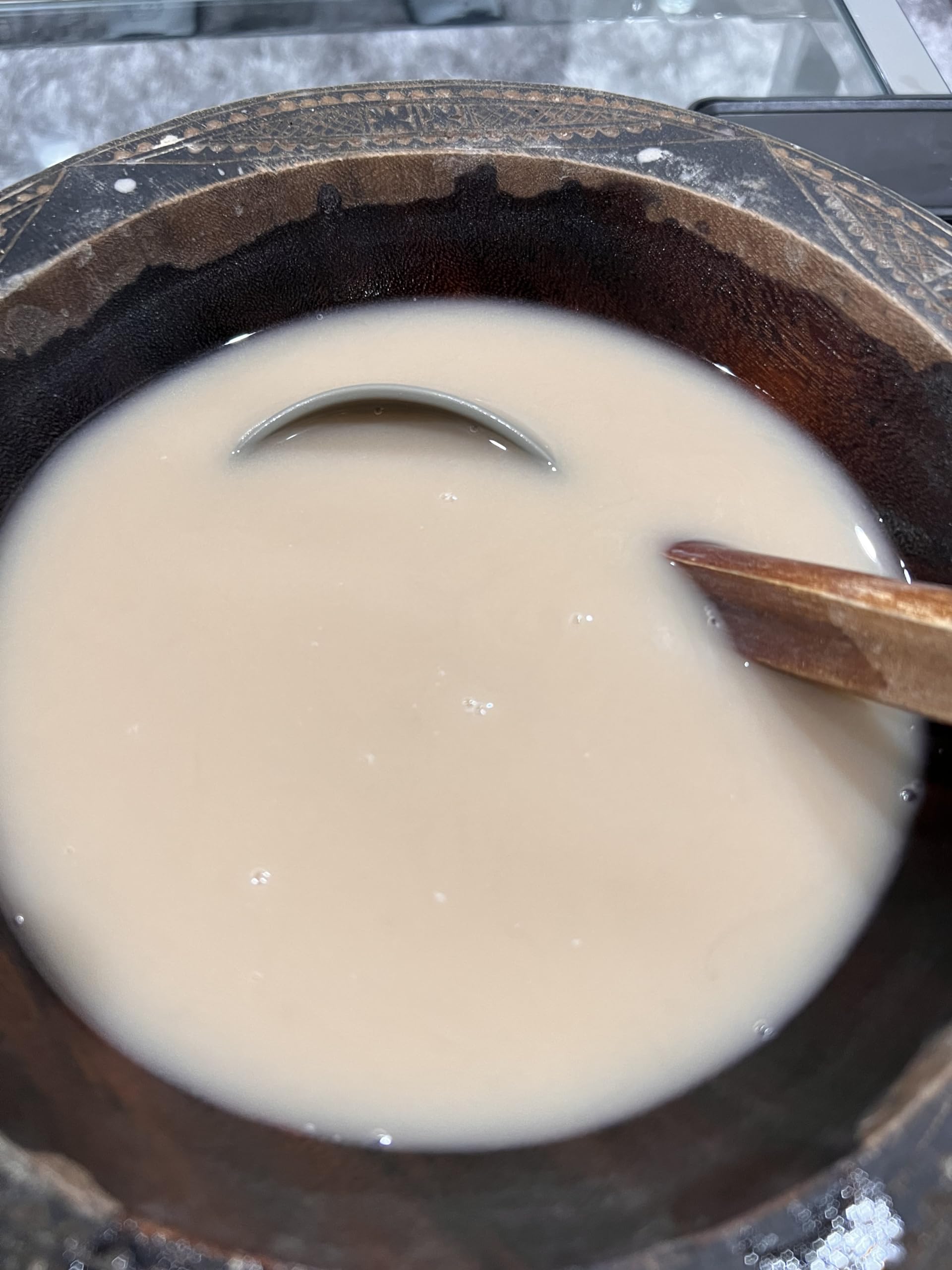 Prepared drink featuring Island Relaxation with kava