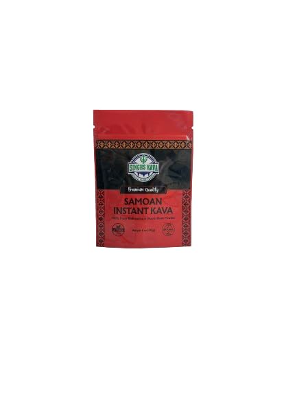 Close-up of Samoan Ava kava powder texture