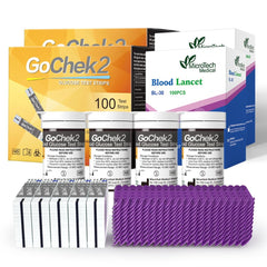 MicroTech blood-glucose-strips-pack provides precise results for family health monitoring.