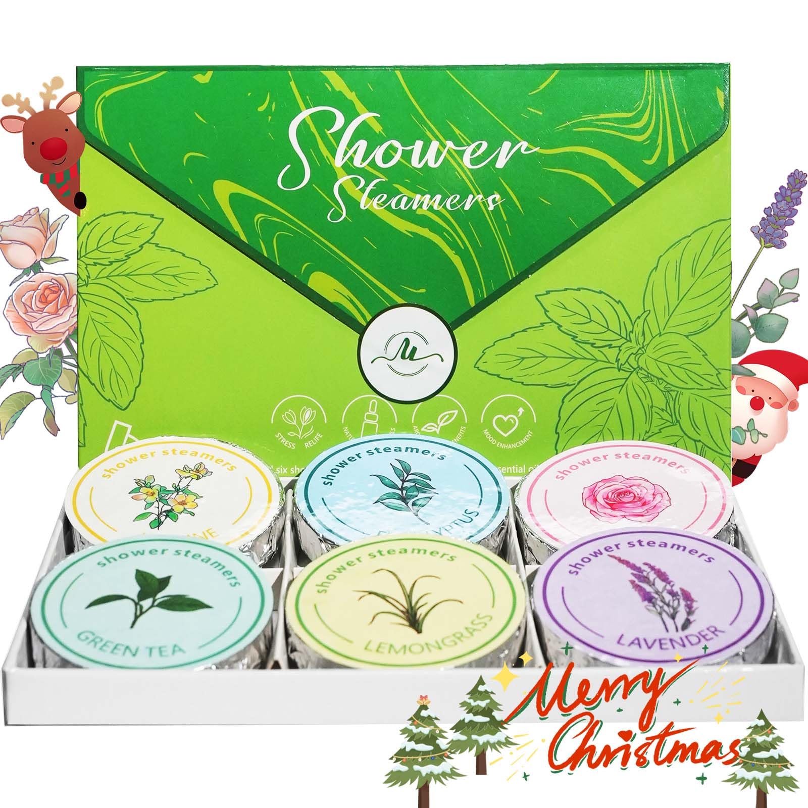 Midlaso Shower Steamers gift box of six offers a spa-like moment at home.