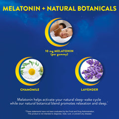 Melatonin 10 mg bottle label