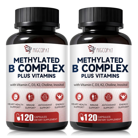 Migcopat 17-in-1 Methylated B Complex bottle and label