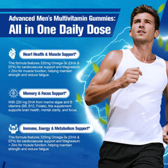 Front label of Migcopat Men Multivitamin bottle
