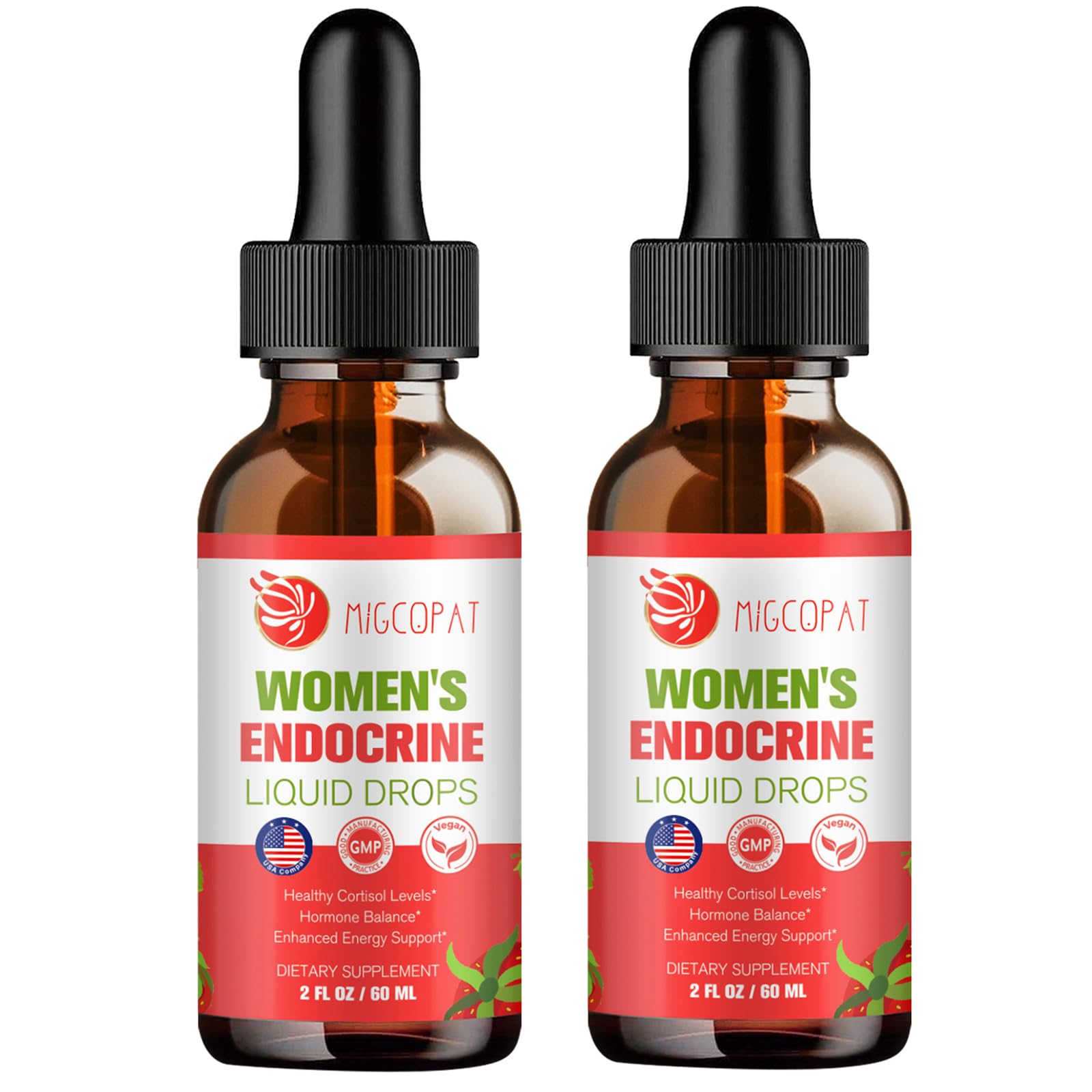 Migcopat Women Endocrine Liquid Drops bottle with dropper