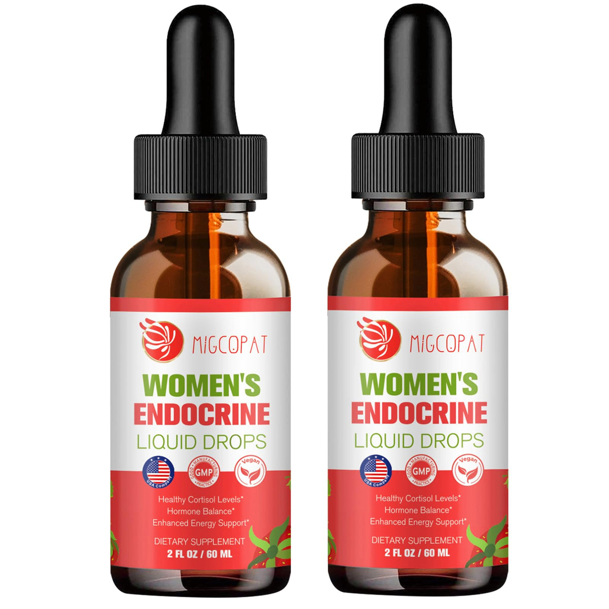 Migcopat Women Endocrine Liquid Drops bottle with dropper