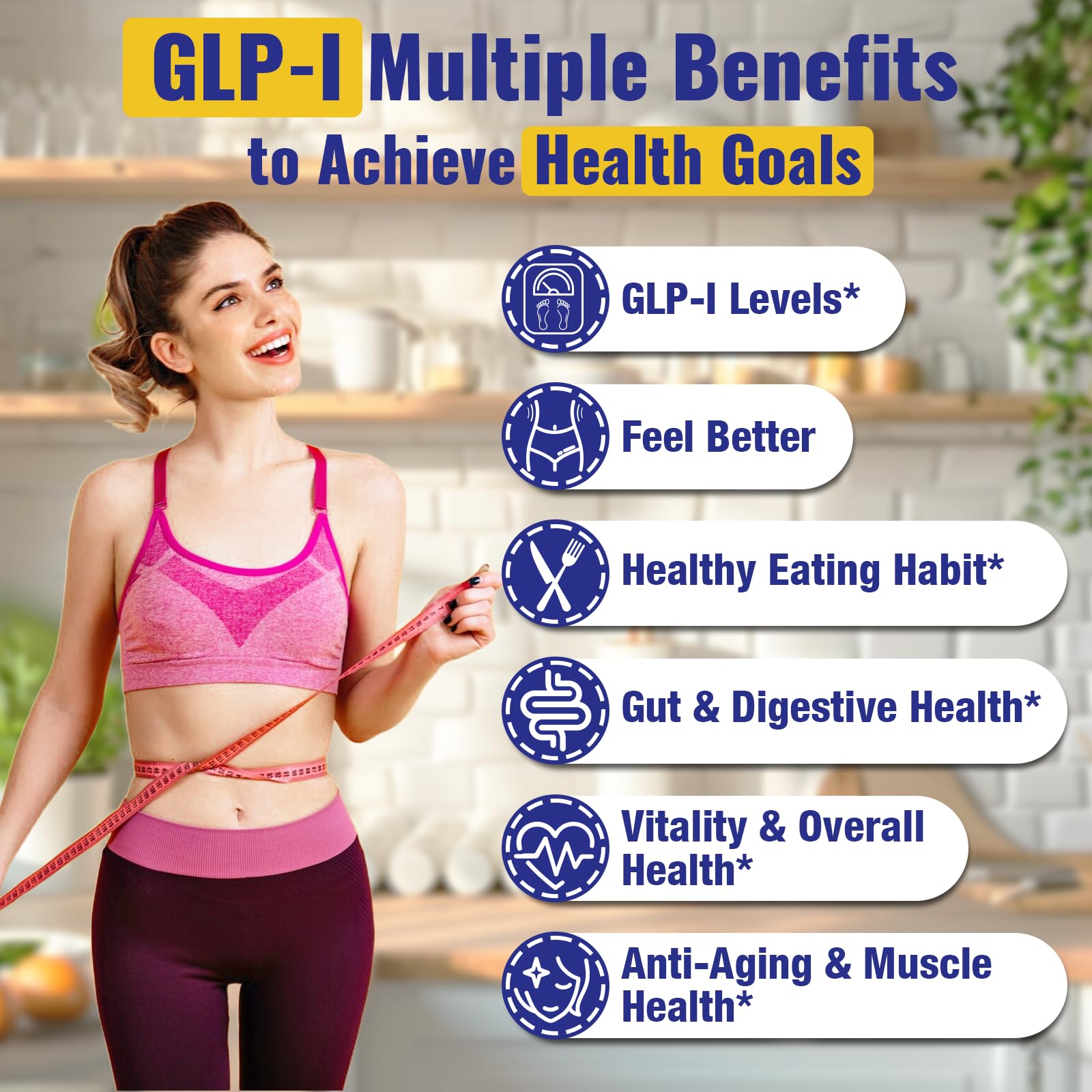 Graphic showing 26-in-1 GLP-I ingredients