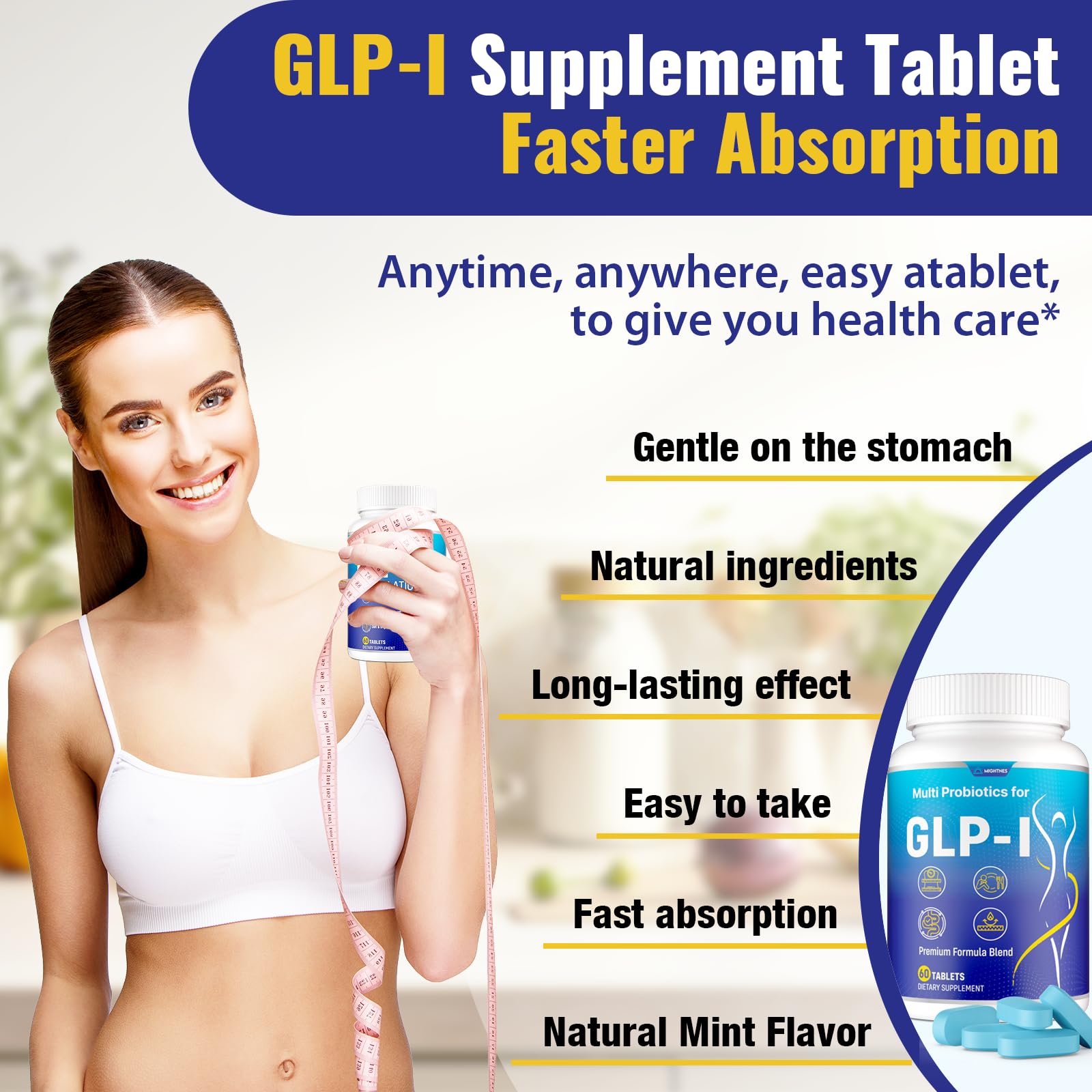 60-day supply of GLP-I tablets