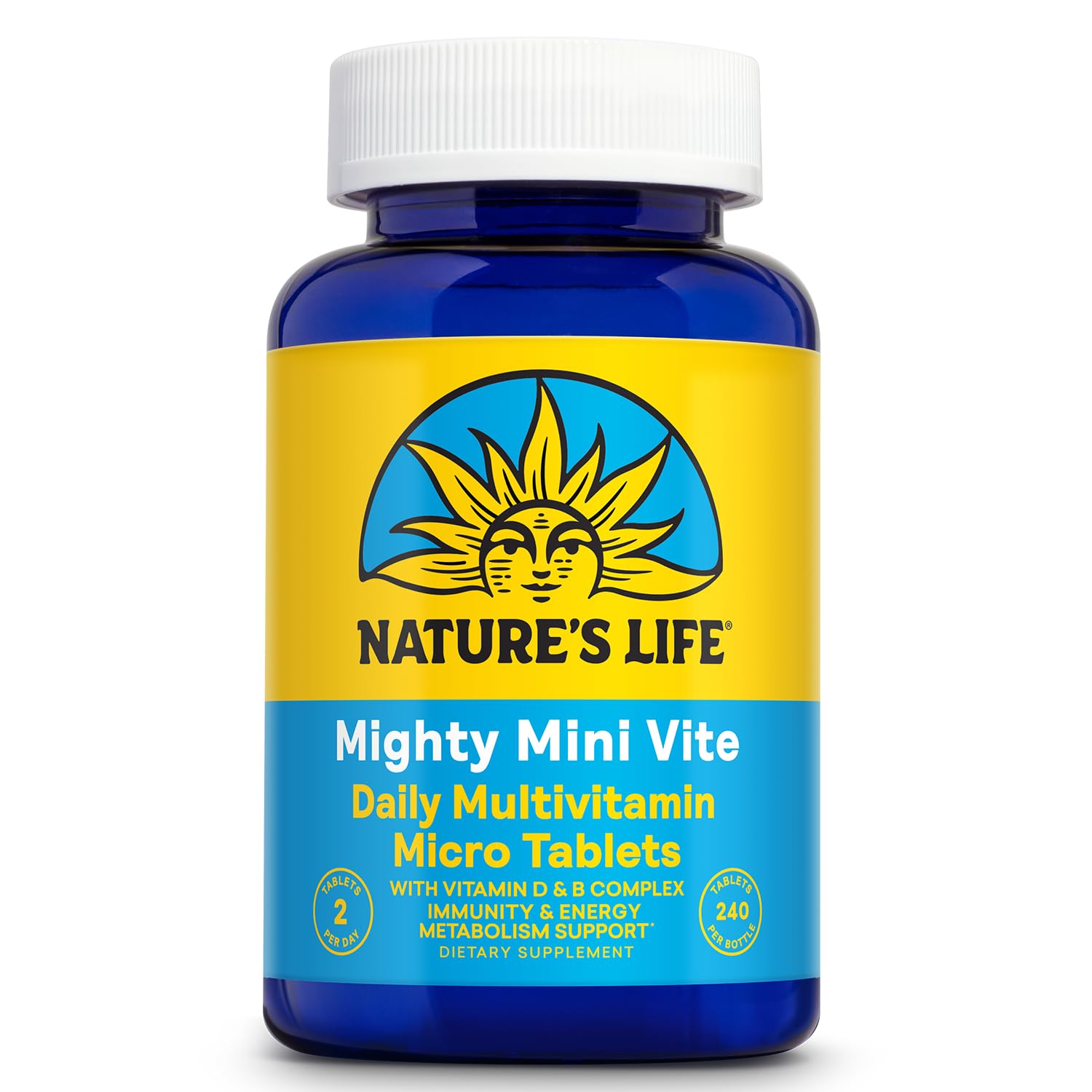 Nature's Life Mighty Mini Vite bottle and packaging