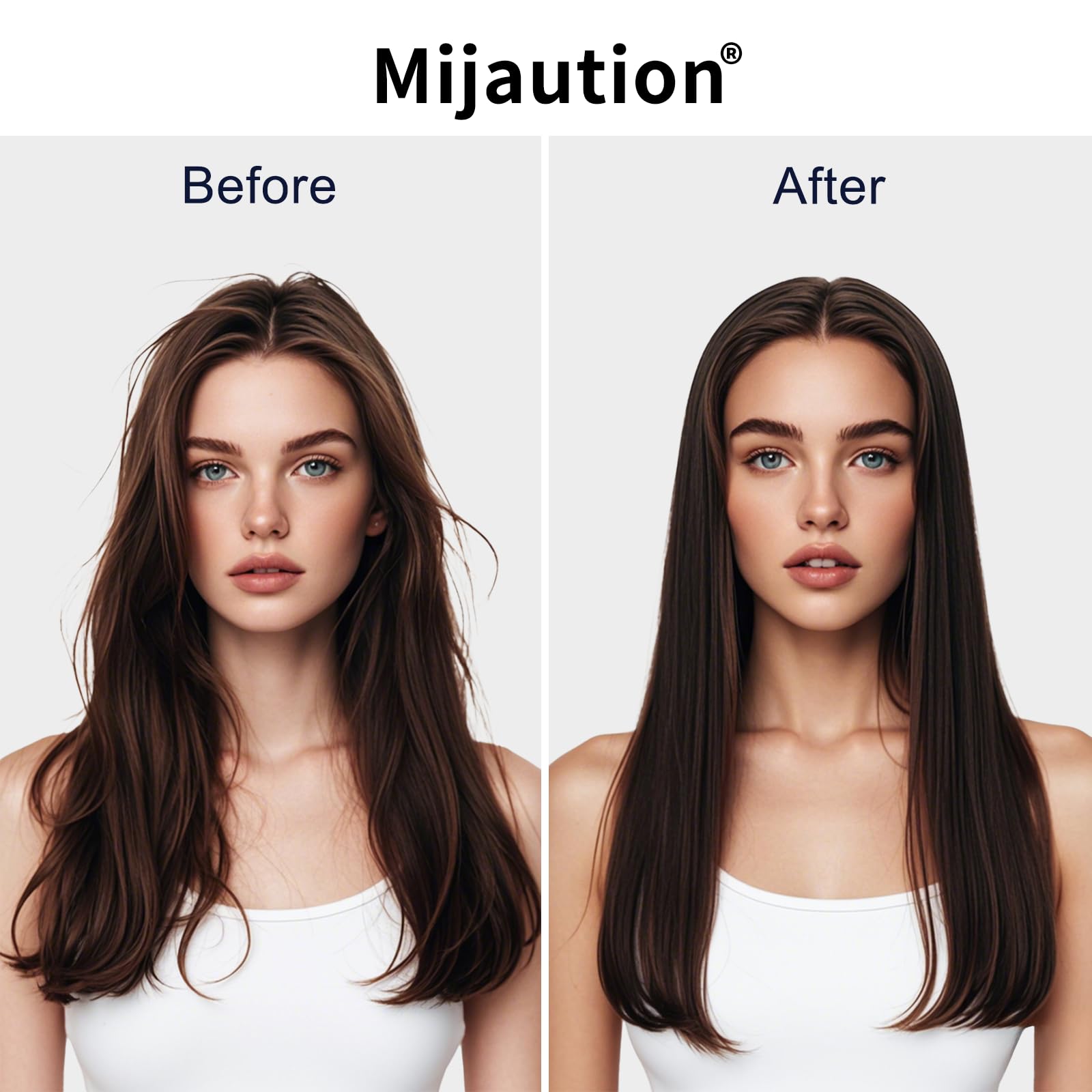 Mijaution collagen hair mask leaves hair soft, shiny, and smooth