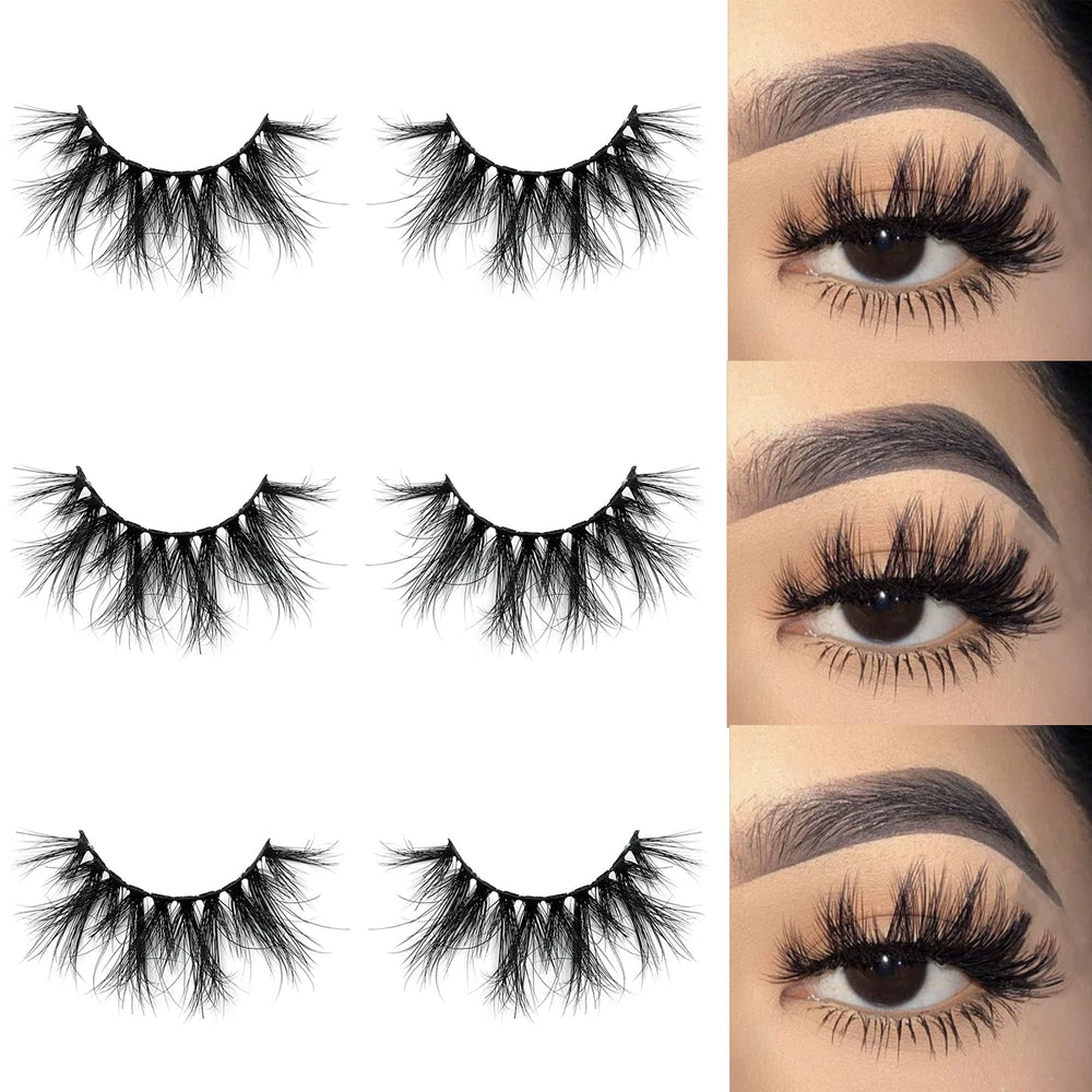 Mikiwi Mink Lashes 5D full-strip 20-22mm for dramatic, long-wearing eyes.