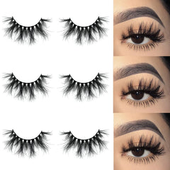 Mikiwi Mink Lashes 5D full-strip 20-22mm for dramatic, long-wearing eyes.