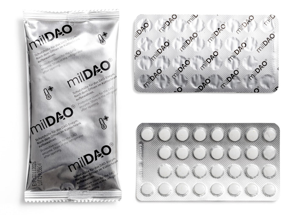 Lyophilized production process of milDAO