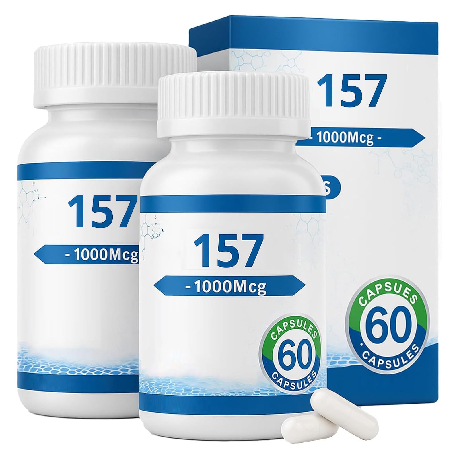 MILIZHIWU 157 bottle showing gluten-free, non-GMO wellness capsules for daily routines.