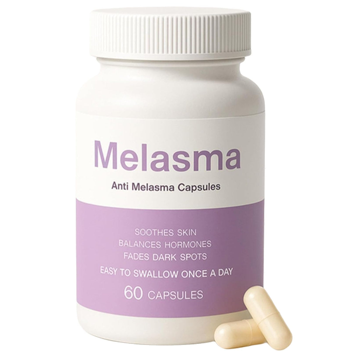 MILIZHIWU Melanina Anti-Melasma Capsule bottle - front view