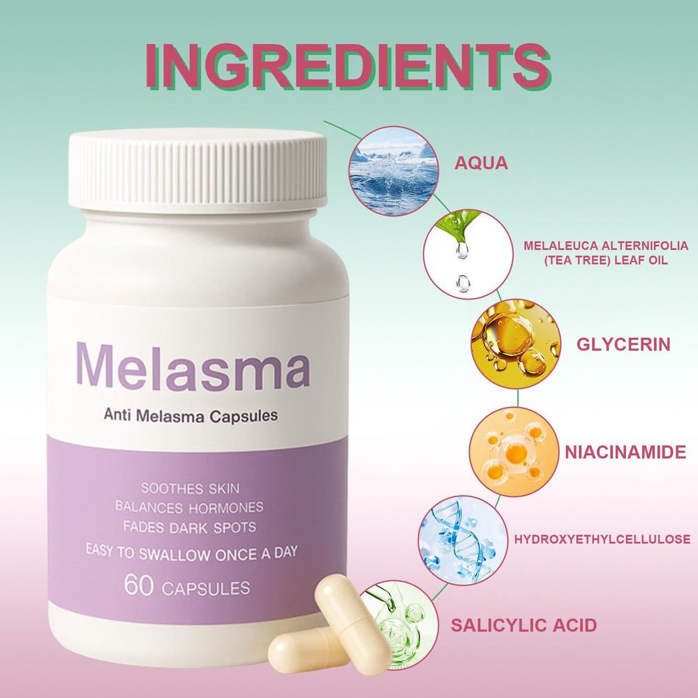 MILIZHIWU Melanina anti-melasma capsule bottle with label