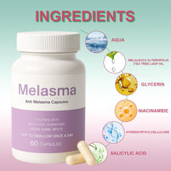 MILIZHIWU Melanina anti-melasma capsule bottle with label