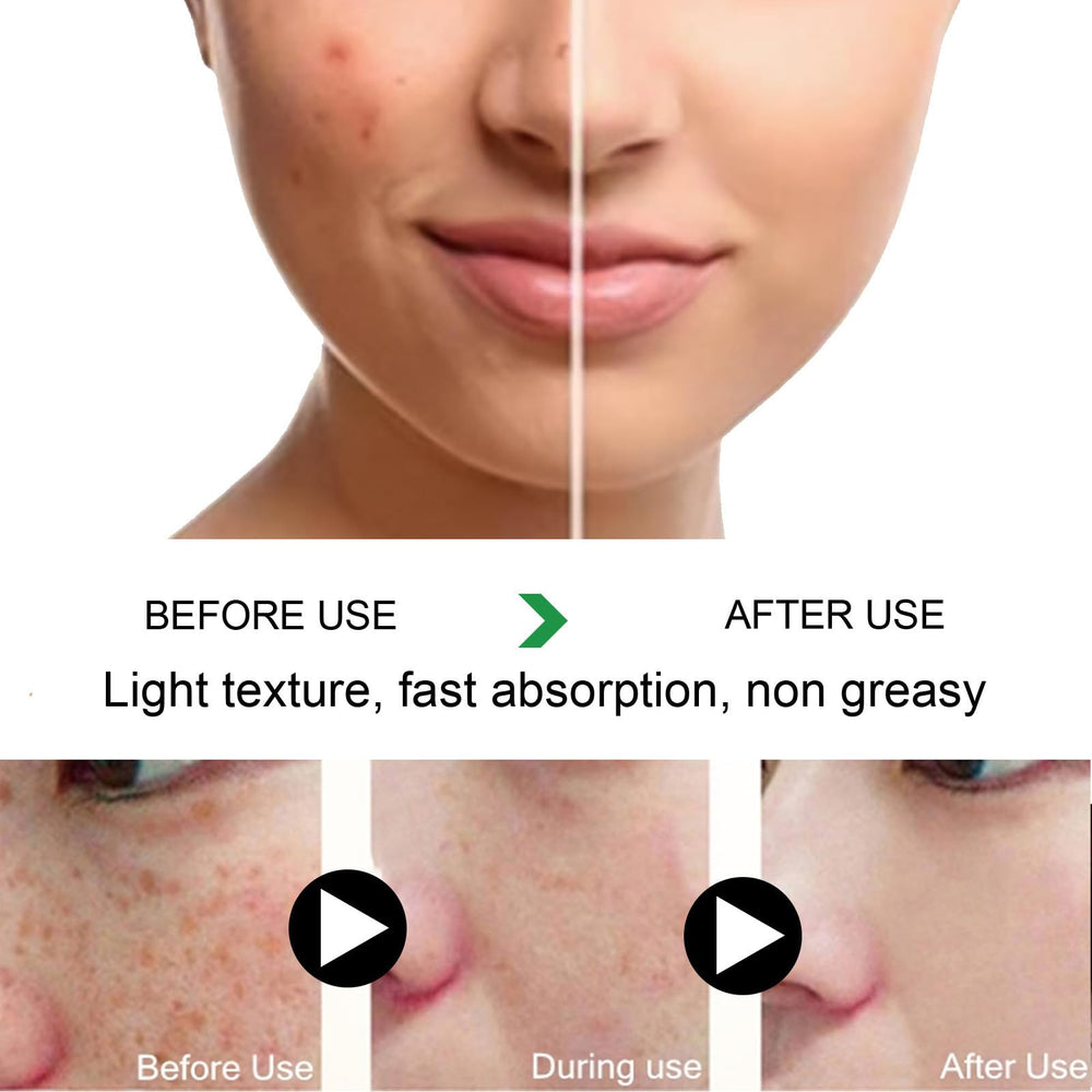 Illustration showing improved brightness and even skin tone