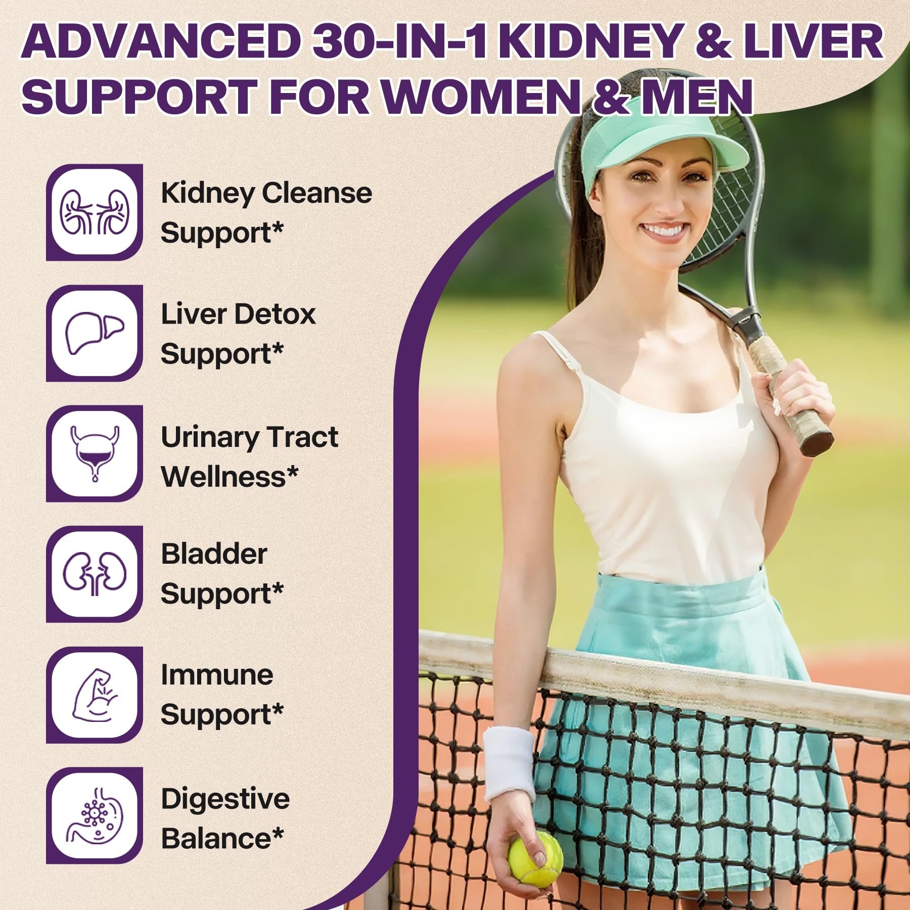 Milk thistle and chanca piedra blend for kidney and liver support