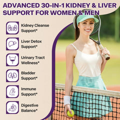 Milk thistle and chanca piedra blend for kidney and liver support