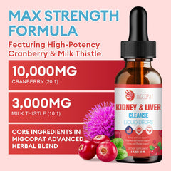 Milk thistle and cranberry herbal blend ingredients