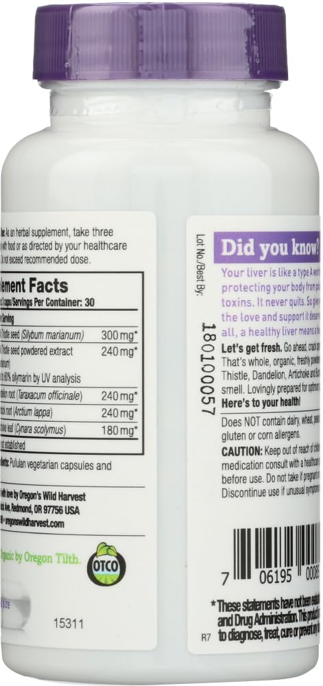 Packaging showing 80% silymarin potency on the label