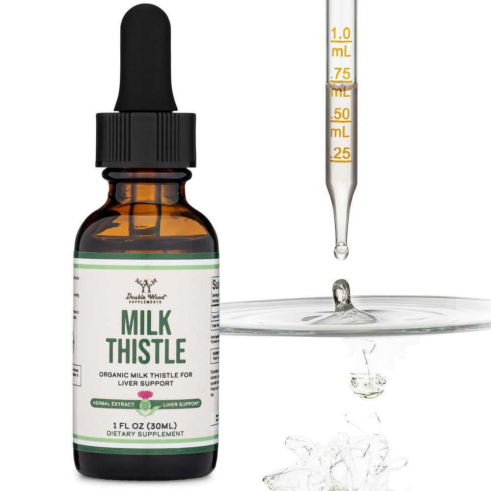 Serving size details for Milk Thistle Drops per pack