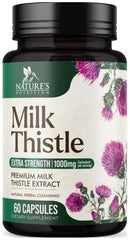Milk Thistle Extract 1000mg bottle - front view