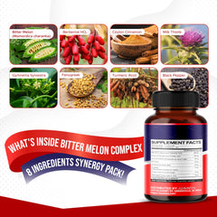 8-in-1 formula with Milk Thistle, Gymnema Sylvestre, Fenugreek, Turmeric, and Black Pepper