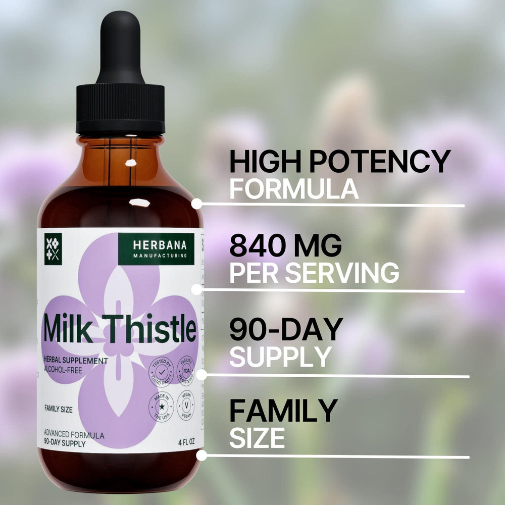 Milk Thistle drops supporting immune system