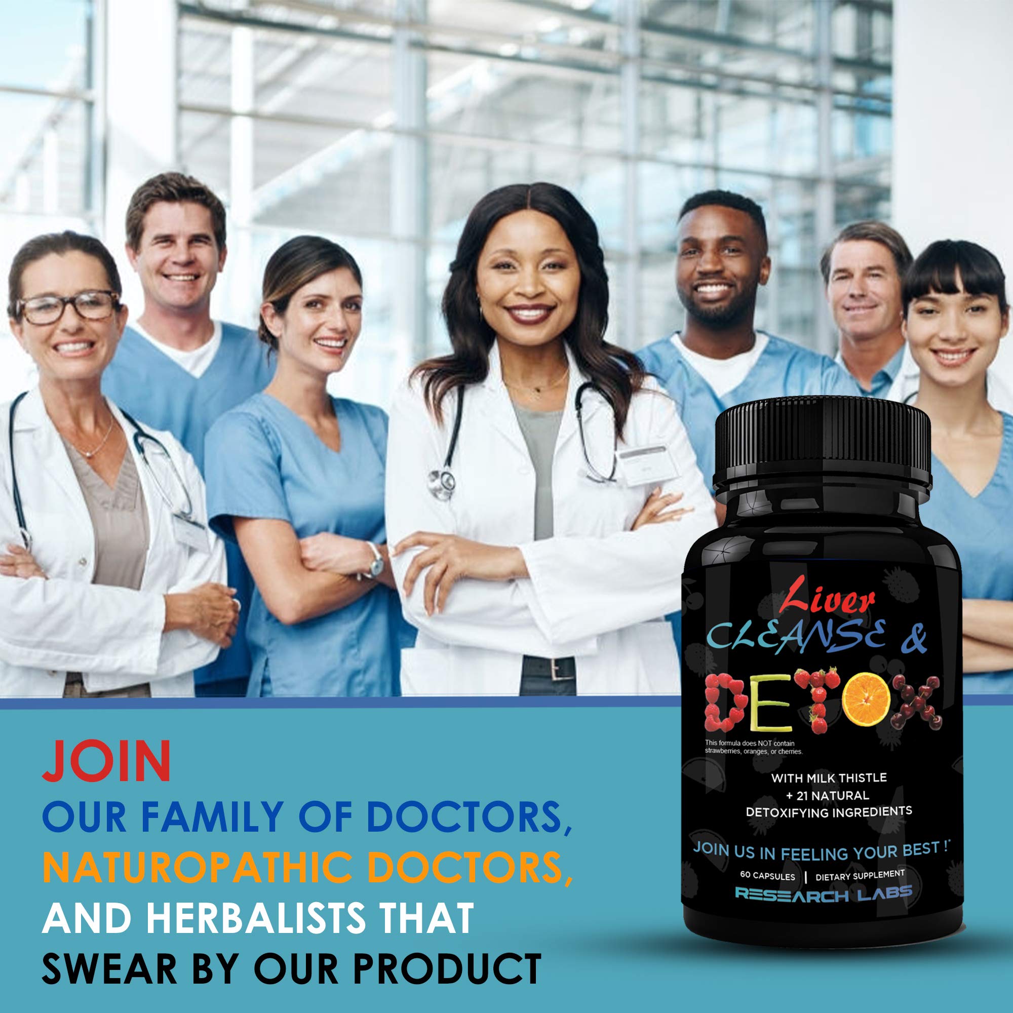 Milk thistle and detox ingredients