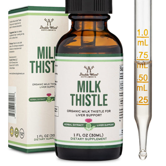 Milk Thistle Liver Support Drops bottle 1 fl oz