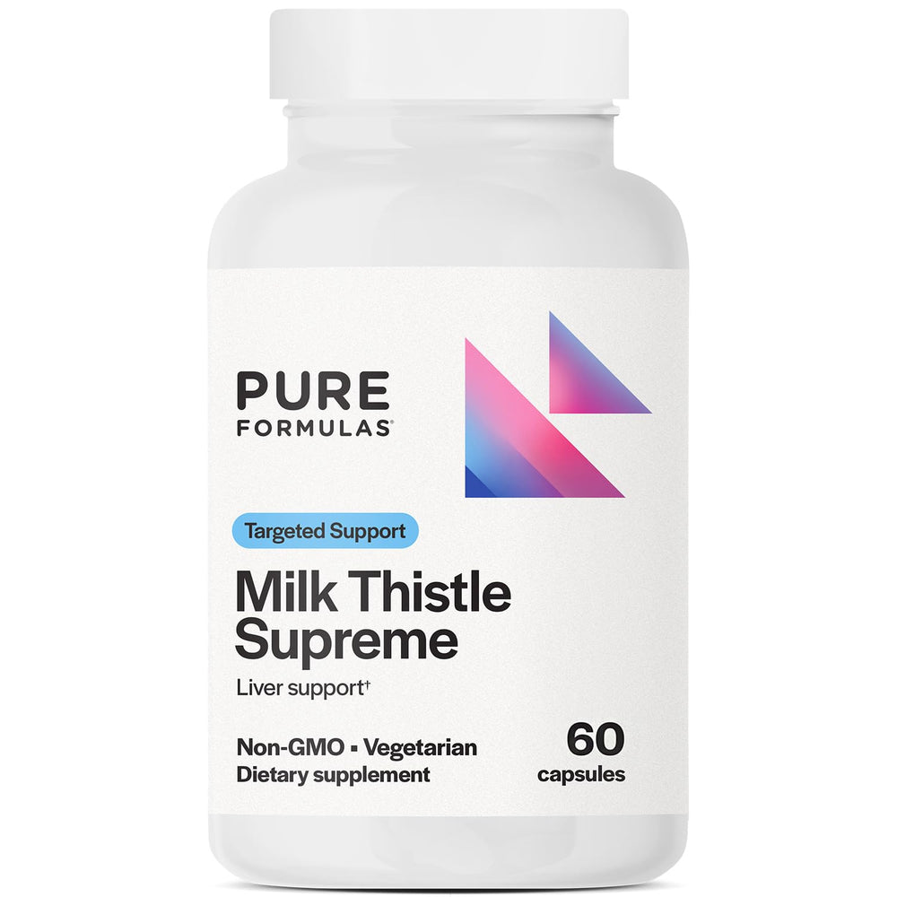 PureFormulas Milk Thistle Supreme bottle and capsules