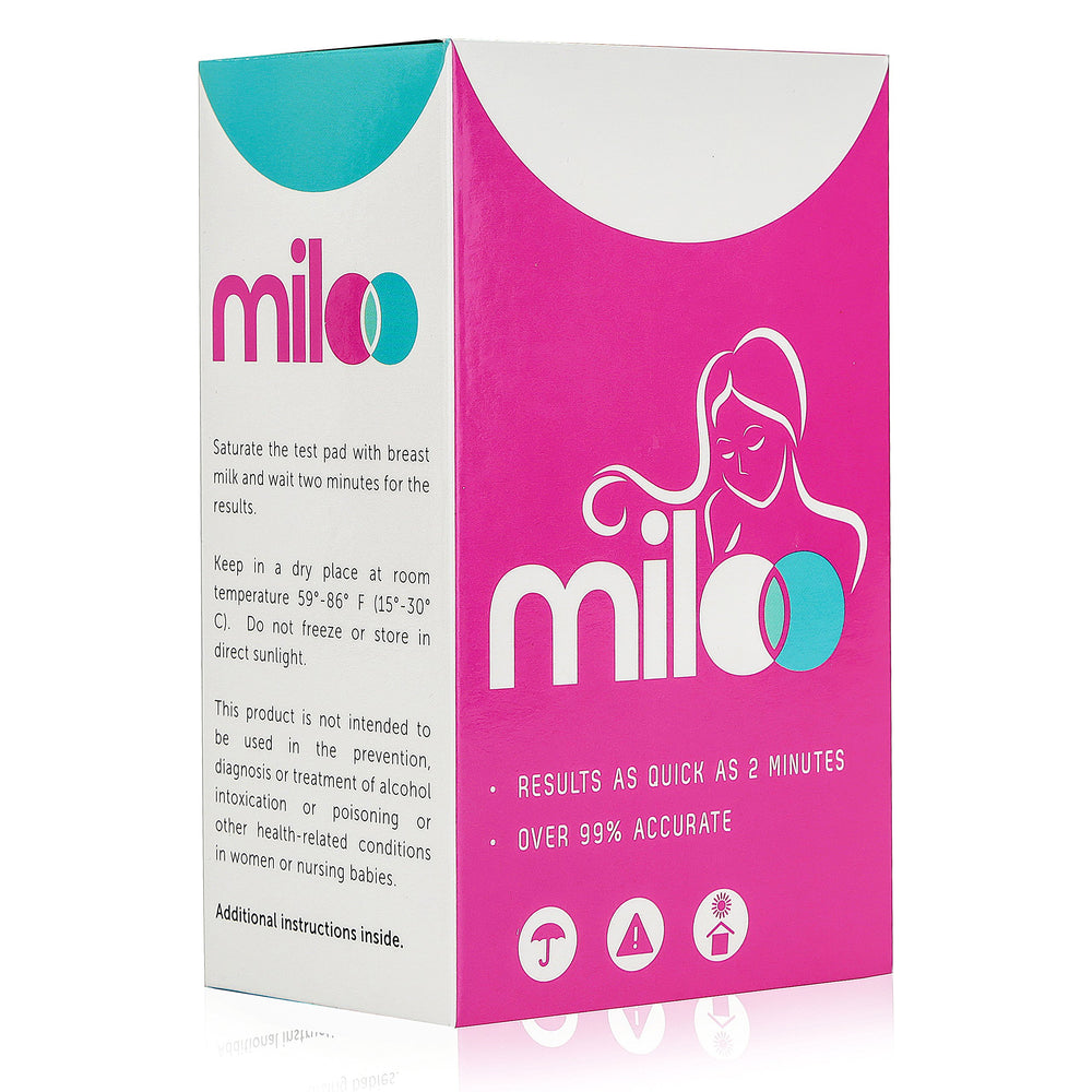 Gradient color chart for milk alcohol test results