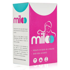 Gradient color chart for milk alcohol test results