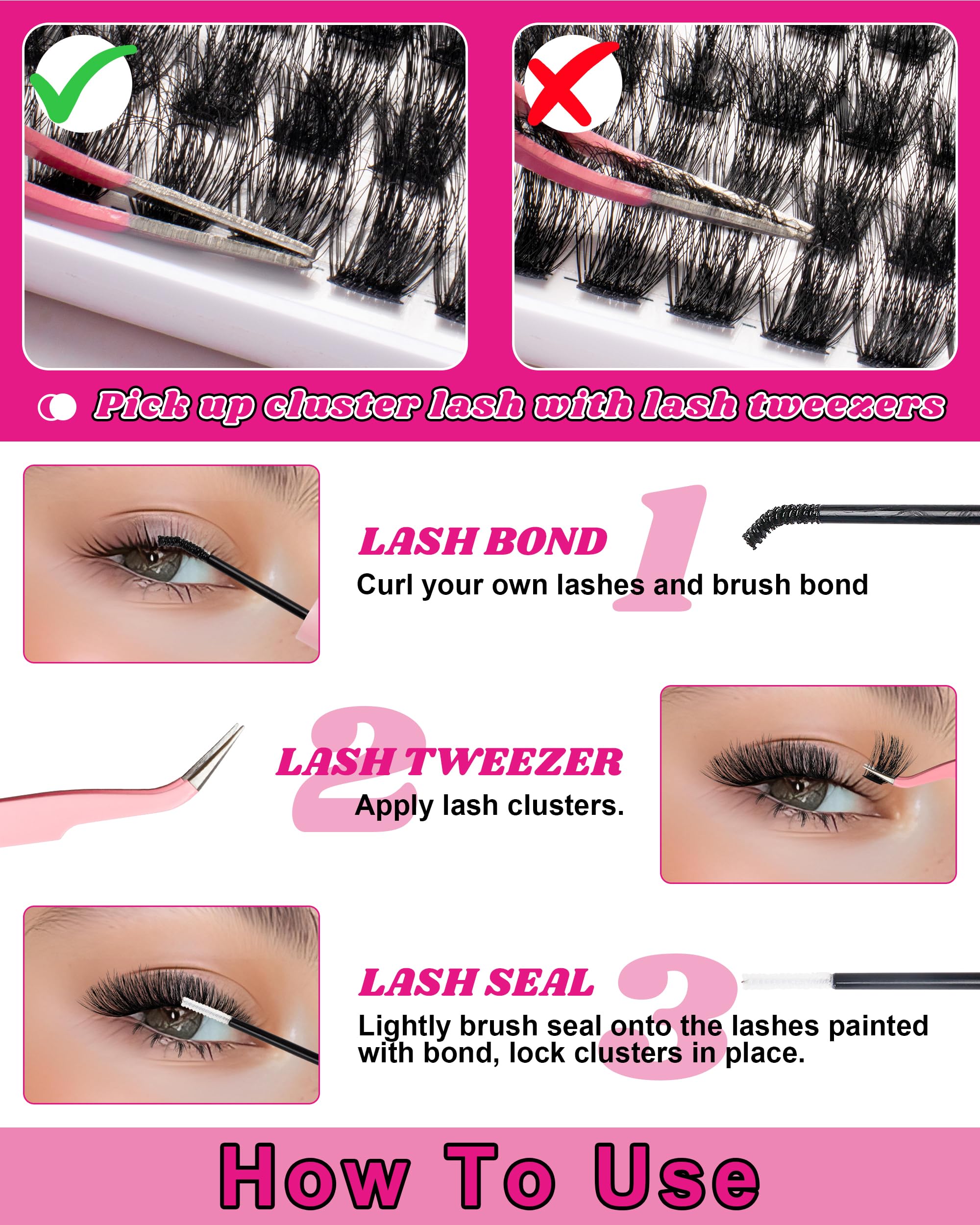 MilyBest D-curl lash extensions blending with natural lashes