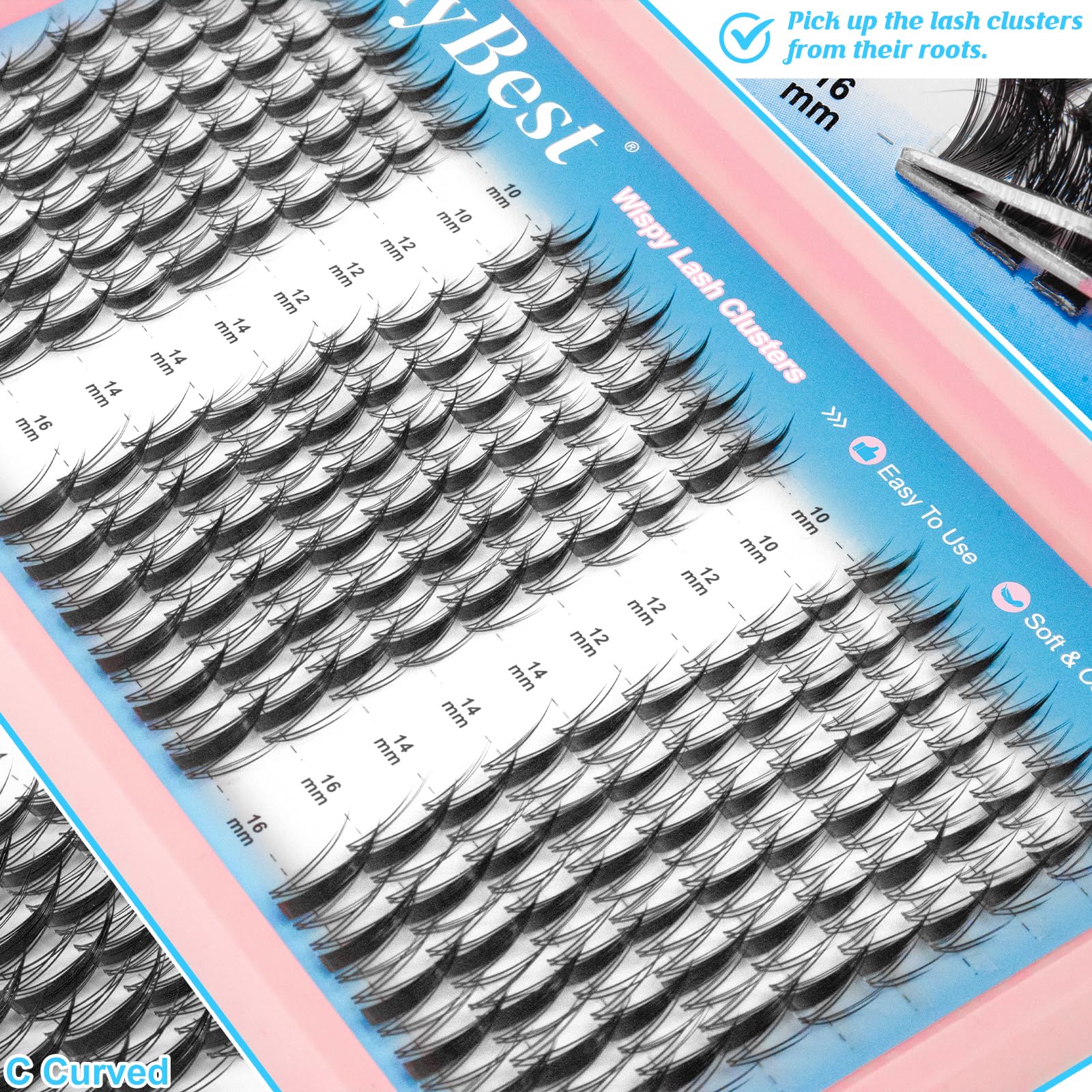 MilyBest varied lengths from 10 to 16 mm for customization.