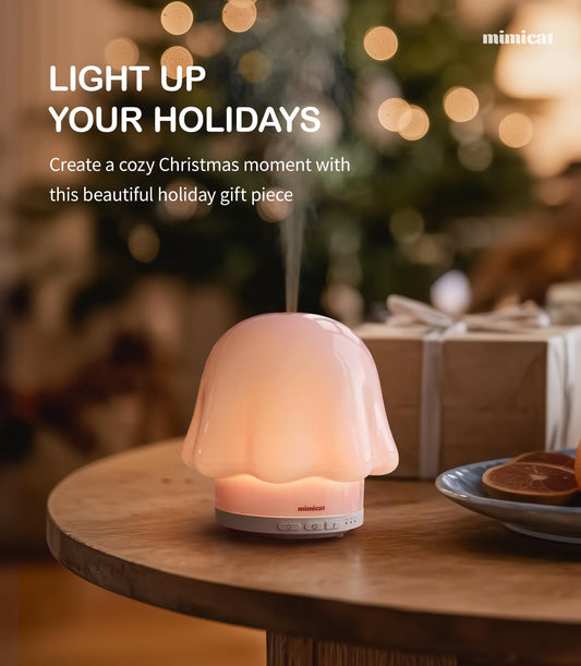 mimicat 120ml water tank enables compact portable aromatherapy